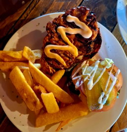 Beef Burger & Chips