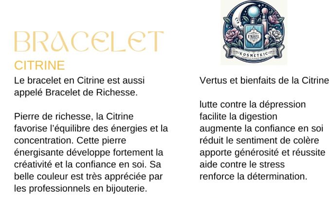 Bracelet Citrine _1