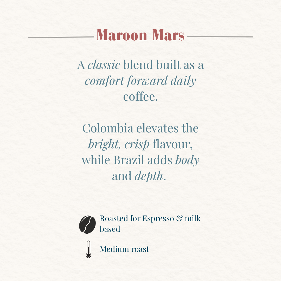 Maroon Mars Blend 150g (Whole Coffee Beans)_1