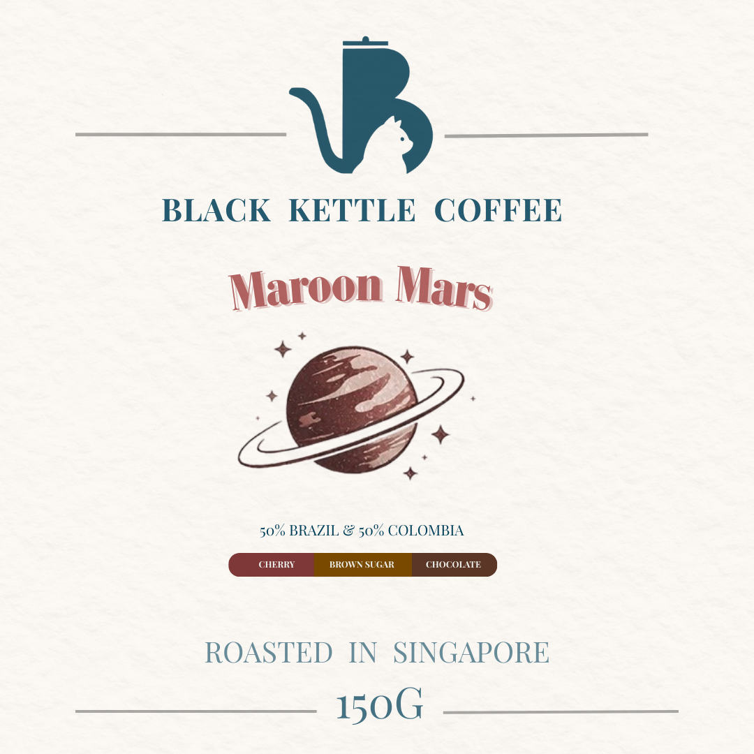 Maroon Mars Blend 150g (Whole Coffee Beans)_0