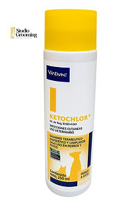 Shampoo Terapéutico KetoChlor Virbac 250 ml – Antiséptico y Antifúngico