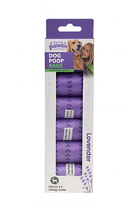 Bolsas Sanitarias para Perros Pawise Lavanda 8 rollos– Dog Poop Bags Perfumadas