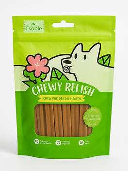 Chewy Relish – Dental Chews for Junior Dogs_0