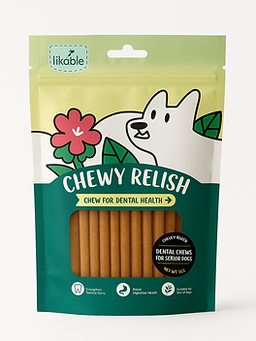 Chewy Relish – Dental Chews for Senior Dogs