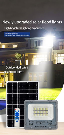 Strolux Pro Series Solar Floodlight
