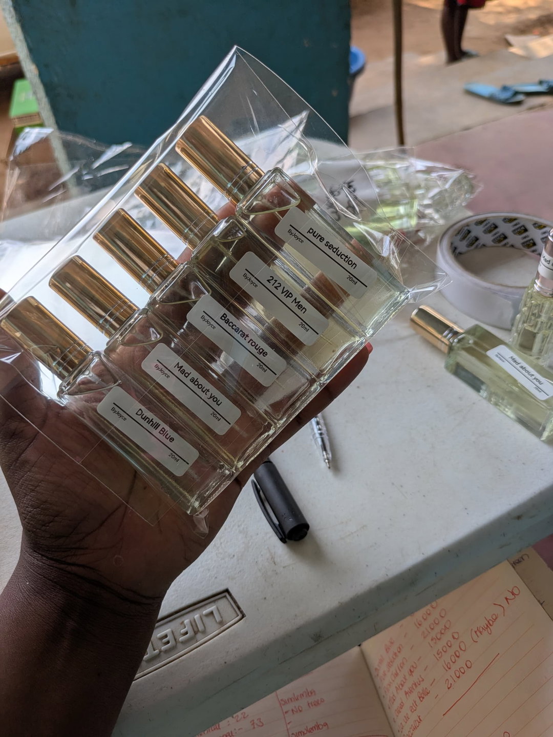 20mls perfume oil bottle 