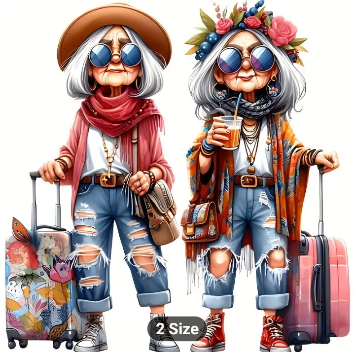 2 travelling Grandmas 