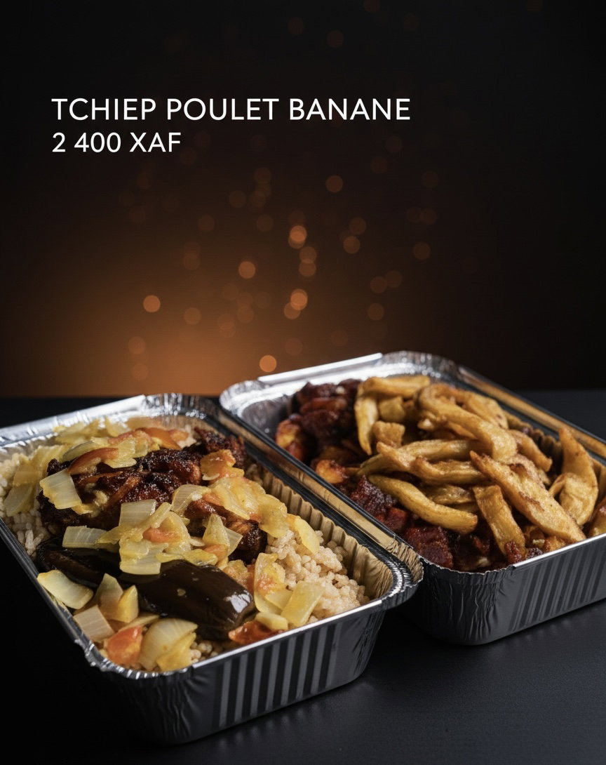Tchiep poulet + banane