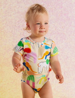 Short Sleeve Bodysuit (Happy Herd)