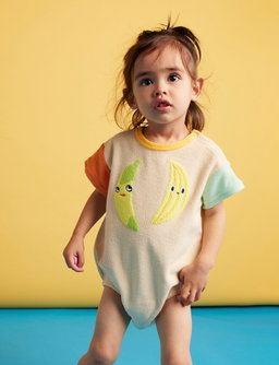 Terry Applique Bodysuit (Peel Party)