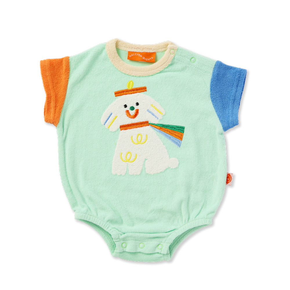 Terry Applique Bodysuit (Puppy Park)