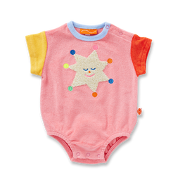 Terry Applique Bodysuit (Stars)
