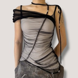 Second skin mesh top 