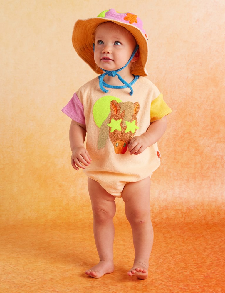 Terry Applique Bodysuit (Giddy Up)_2
