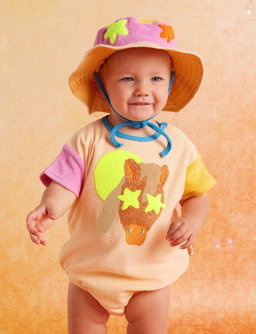 Terry Applique Bodysuit (Giddy Up)