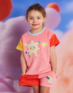 Terry Applique Tshirt (Stars)