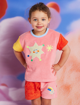 Terry Applique Shorts (Stars)