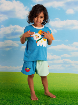 Terry Applique Tshirt (Puppy Park)
