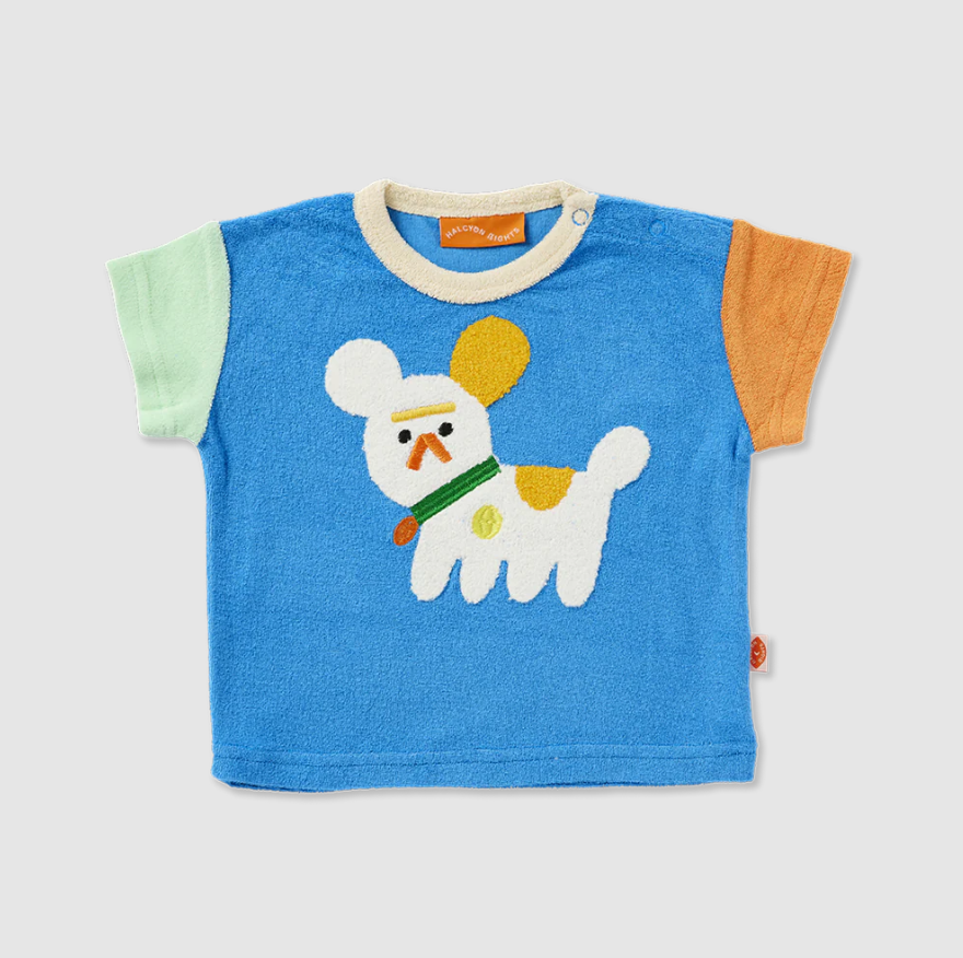 Terry Applique Tshirt (Puppy Park)