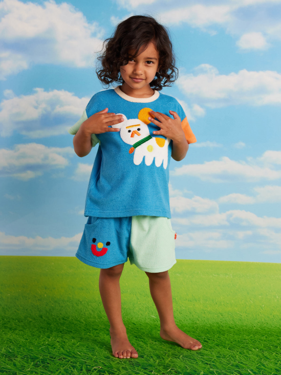Terry Applique Shorts (Puppy Park)_2