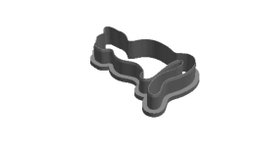 Cat 7 outline Cookie Cutter  