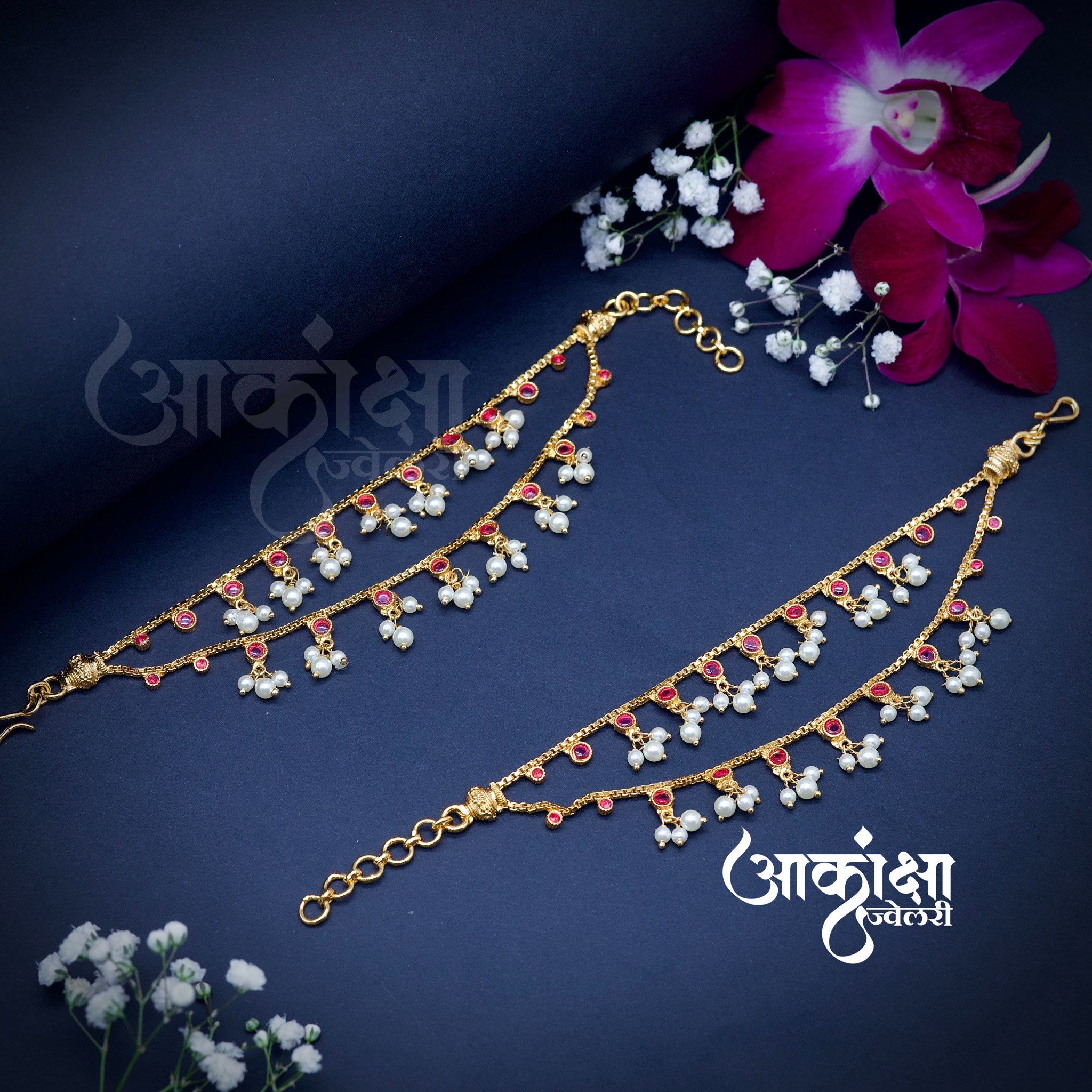 Chaitra Double Layer Earchains_0