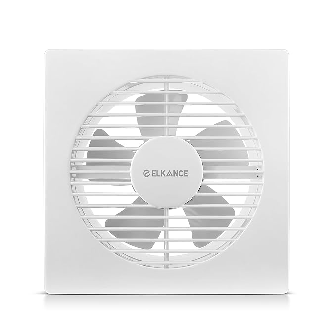 ELKANCE Axial Turbo 200mm (8 Inches) Exhaust Fan | 25W, 2000 RPM | Ideal for Bathroom, Kitchen & Office | Rust-Proof ABS PP Plastic Body, Easy-Clean_10