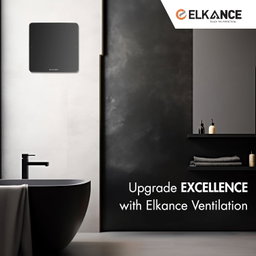 ELKANCE Canon 150mm (6 Inches) Axial Exhaust Fan | BLDC Motor | 7W, 2400 RPM | Ideal for Modern Kitchen, Bathroom & Office | ABS PP Plastic Body