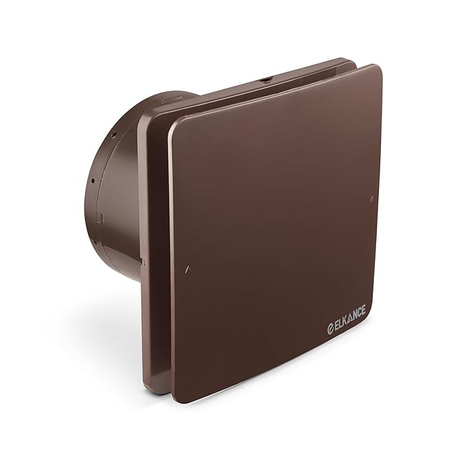 ELKANCE Canon 150mm (6 Inches) Axial Exhaust Fan | BLDC Motor | 7W, 2400 RPM | Ideal for Modern Kitchen, Bathroom & Office | ABS PP Plastic Body