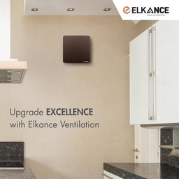 ELKANCE Canon 150mm (6 Inches) Axial Exhaust Fan | BLDC Motor | 7W, 2400 RPM | Ideal for Modern Kitchen, Bathroom & Office | ABS PP Plastic Body