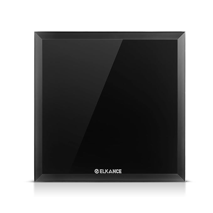 ELKANCE Dazzle 150mm (6 Inches) Axial Exhaust Fan | BLDC Motor | 7W, 2400 RPM | Premium Lacquered Glass Panel – Stylish Ventilation for Office, Kitchen & Bathroom_4