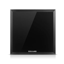 ELKANCE Dazzle 150mm (6 Inches) Axial Exhaust Fan | BLDC Motor | 7W, 2400 RPM | Premium Lacquered Glass Panel – Stylish Ventilation for Office, Kitchen & Bathroom