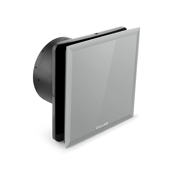 ELKANCE Dazzle 150mm (6 Inches) Axial Exhaust Fan | BLDC Motor | 7W, 2400 RPM | Premium Lacquered Glass Panel – Stylish Ventilation for Office, Kitchen & Bathroom_8