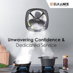 ELKANCE Fresco 150mm Fresh Air (6 Inches) Exhaust Fan | 55 W, 2600 RPM | Powerful & Silent Ventilation for Kitchen, Bathroom & Office (Matt Brown)