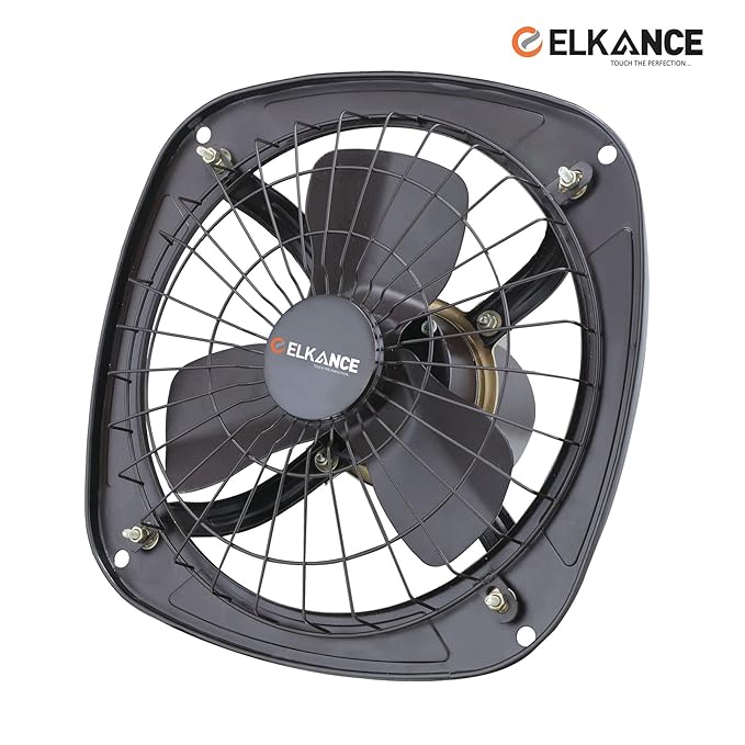 ELKANCE Fresco 150mm Fresh Air (6 Inches) Exhaust Fan | 55 W, 2600 RPM | Powerful & Silent Ventilation for Kitchen, Bathroom & Office (Matt Brown)_1