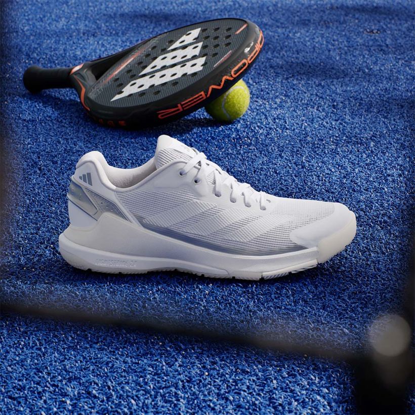  Adidas Crazyquick LS Padel Shoes for Women, White_1