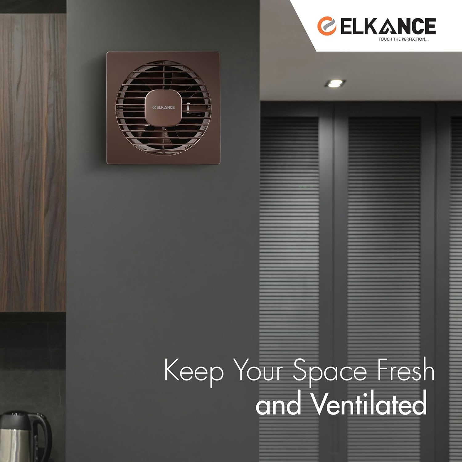 ELKANCE Jet Axial Exhaust Fan 150mm (6 Inches) With BLDC Motor | 7W, 2400 RPM | Ideal for Bathroom, Kitchen & Office | Rust-Proof ABS PP Plastic Body, Easy-Clean_12
