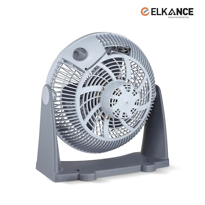 ELKANCE Liva 300mm (12 Inches) Desk Fan | 75 W, 2200 RPM | Personal Cooling Fan with Strong Airflow & Up/Down Rotation | Ideal for Bedroom, Home & Office_1