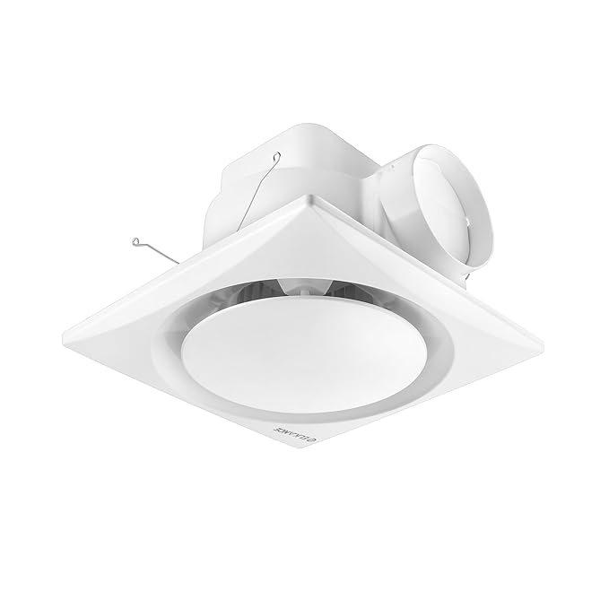 ELKANCE Swirl Ceiling Ventilation Fan | 45W, 2000 RPM | Ideal for False Ceiling, Bathroom, Kitchen, Pooja rooms | ABS PP Plastic Body_0