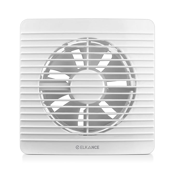 ELKANCE Turbo Axial 150mm (6 Inches) Exhaust Fan With Mosquito Mesh | BLDC Motor |7W, 2400 RPM | Ideal for Bathroom, Kitchen & Office | ABS PP Plastic Body, Easy-Clean_6
