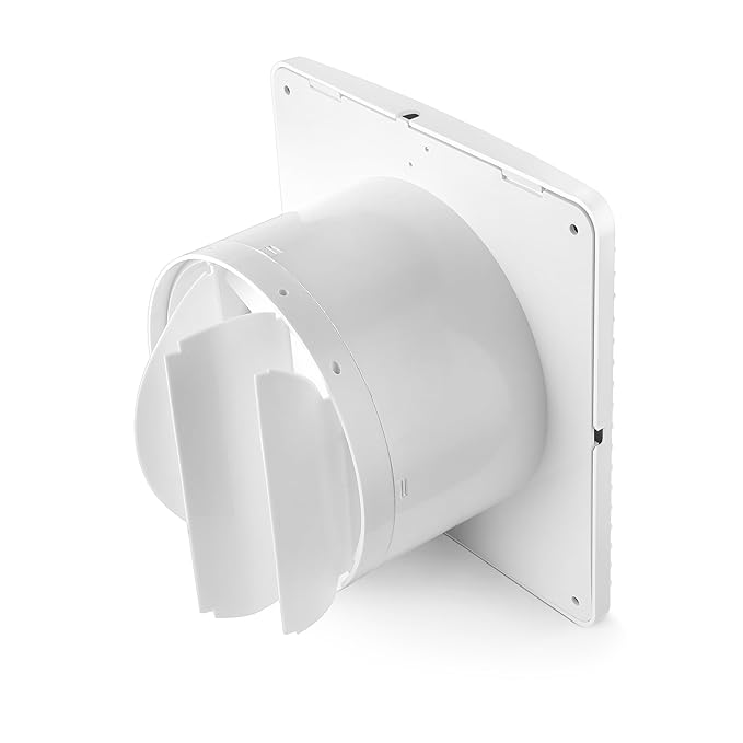 ELKANCE Turbo Axial 150mm (6 Inches) Exhaust Fan With Mosquito Mesh | BLDC Motor |7W, 2400 RPM | Ideal for Bathroom, Kitchen & Office | ABS PP Plastic Body, Easy-Clean_3