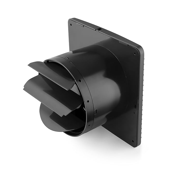 ELKANCE Turbo Axial 150mm (6 Inches) Exhaust Fan With Mosquito Mesh | BLDC Motor |7W, 2400 RPM | Ideal for Bathroom, Kitchen & Office | ABS PP Plastic Body, Easy-Clean_4