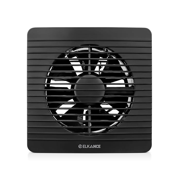 ELKANCE Turbo Axial 150mm (6 Inches) Exhaust Fan With Mosquito Mesh | BLDC Motor |7W, 2400 RPM | Ideal for Bathroom, Kitchen & Office | ABS PP Plastic Body, Easy-Clean_7