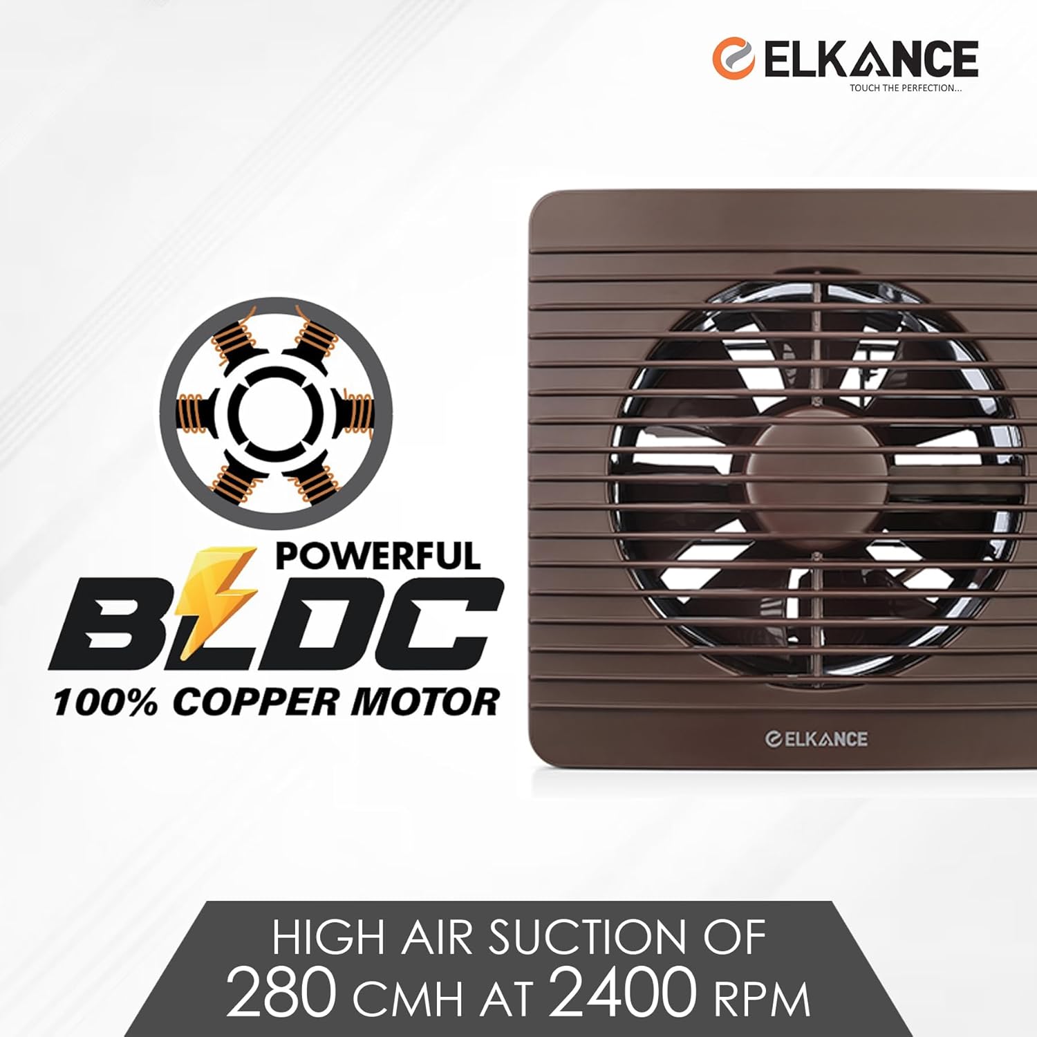 ELKANCE Turbo Axial 150mm (6 Inches) Exhaust Fan With Mosquito Mesh | BLDC Motor |7W, 2400 RPM | Ideal for Bathroom, Kitchen & Office | ABS PP Plastic Body, Easy-Clean_17