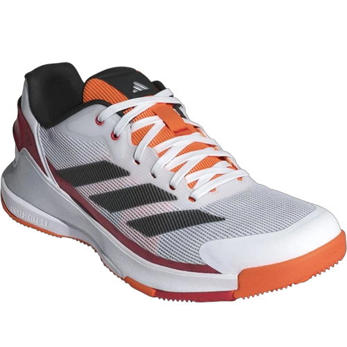 ADIDAS SHOES MEN CRAZYQUICK LS PADEL WHITE RED ORANGE_0