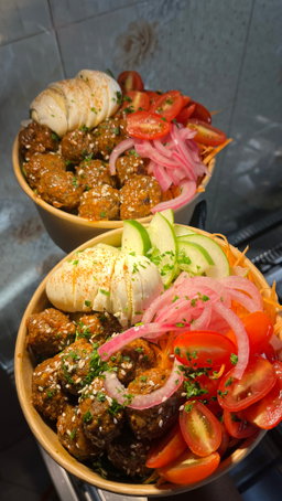 Meatballs Coated in Barbecue Sauce(Tuesday- Friday)
