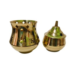 GMS Brass Type Medium Size Pachai Karpooram Vilaku