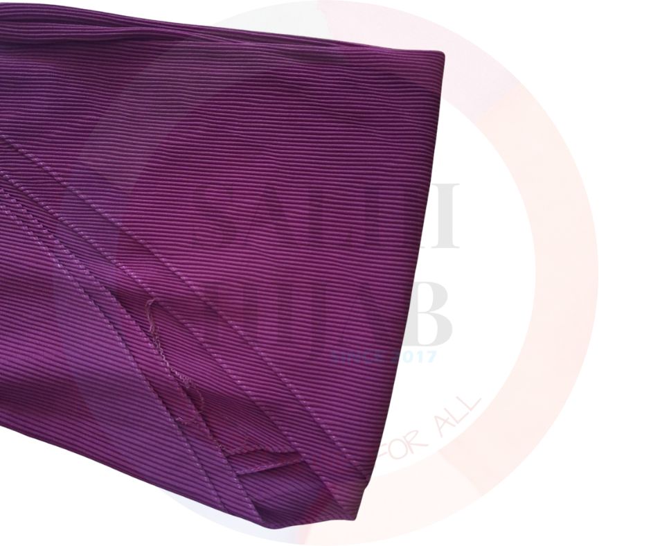 Pleated Chiffon Rhombus scarf_21