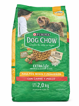 Purina® Dog Chow® Extra Life – Adultos Minis y Pequeños 2KG_0