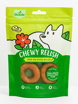 Chewy Relish – Small Donuts Chicken & Apple Flavor_0